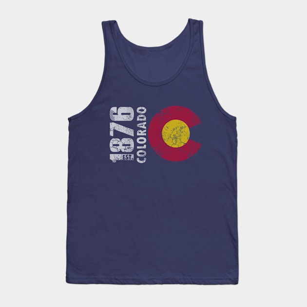 1876 Colorado Vintage Fade Tank Top by E